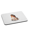 Little Buck Cutout Mousepad-TooLoud-White-Davson Sales