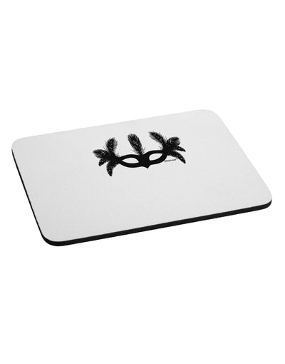 Masquerade Mask Silhouette Mousepad by TooLoud-TooLoud-White-Davson Sales