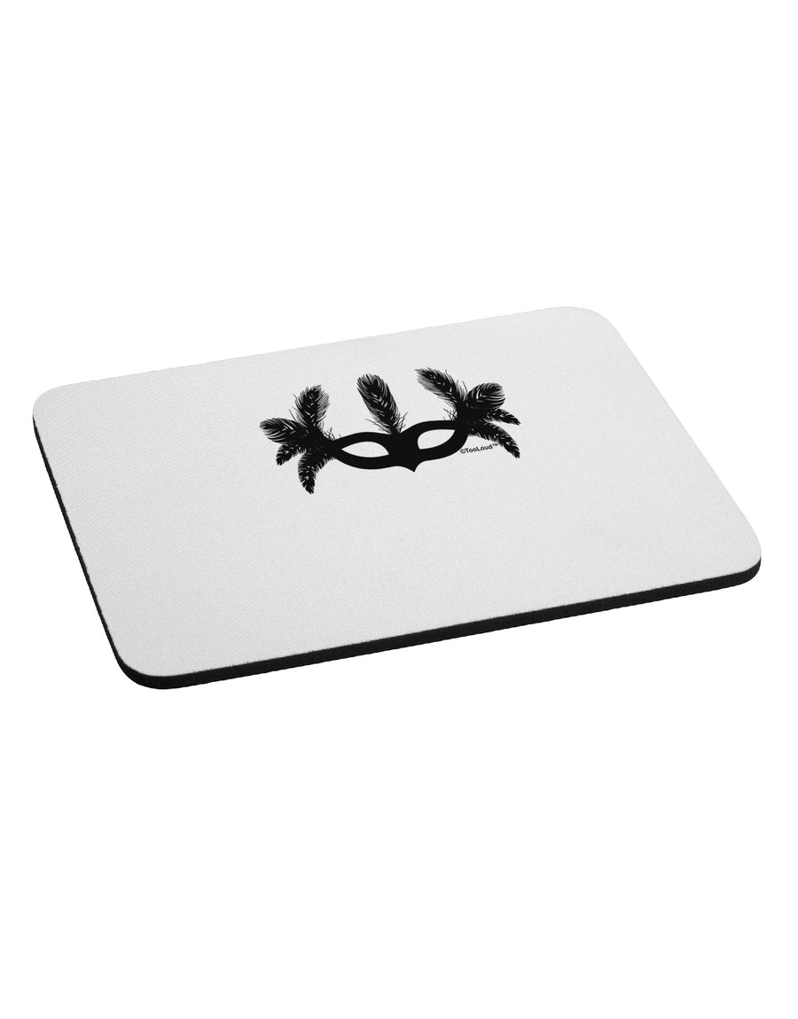 Masquerade Mask Silhouette Mousepad by TooLoud-TooLoud-White-Davson Sales