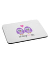 Owl Always Love You - Purple Owls Mousepad by TooLoud-TooLoud-White-Davson Sales