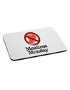 Meatless Monday Mousepad by TooLoud-TooLoud-White-Davson Sales