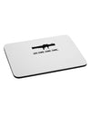 Here Zombie Zombie Zombie Bazooka Mousepad-TooLoud-White-Davson Sales