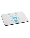 Cute Abominable Snowman Boy Yeti - Christmas Mousepad-TooLoud-White-Davson Sales