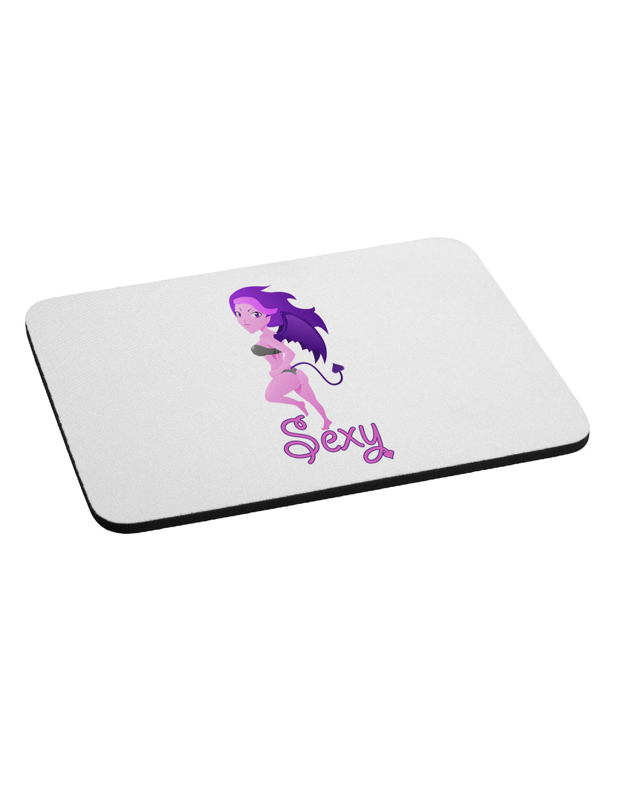 Sexy Succubus - Sexy Text Mousepad-TooLoud-White-Davson Sales