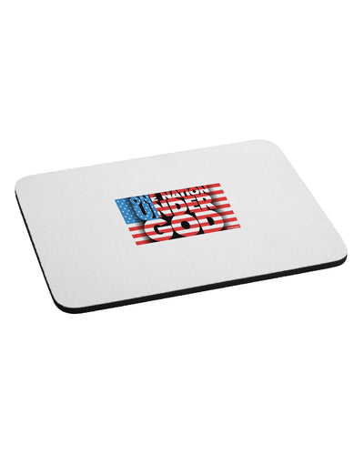 One Nation Under God Mousepad-TooLoud-White-Davson Sales