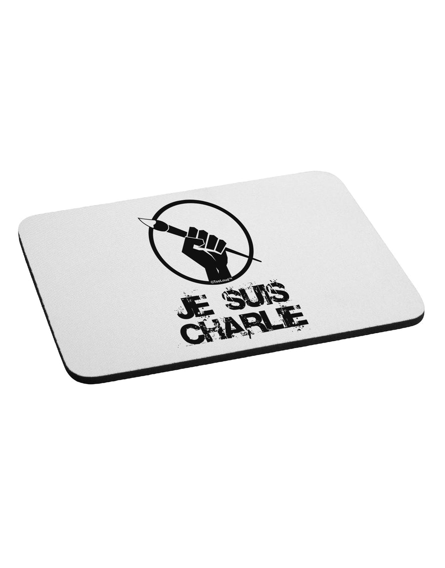 Je Suis Charlie Mousepad-TooLoud-White-Davson Sales