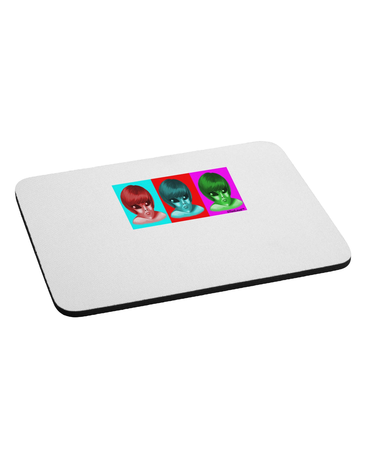 Extraterrestial Pop-art #2 Mousepad by TooLoud-TooLoud-White-Davson Sales
