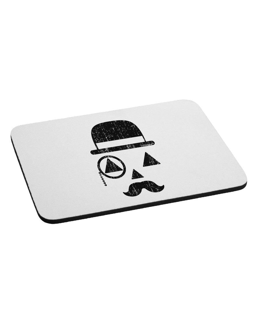 Gentleman Pumpkin Distressed Mousepad-TooLoud-White-Davson Sales