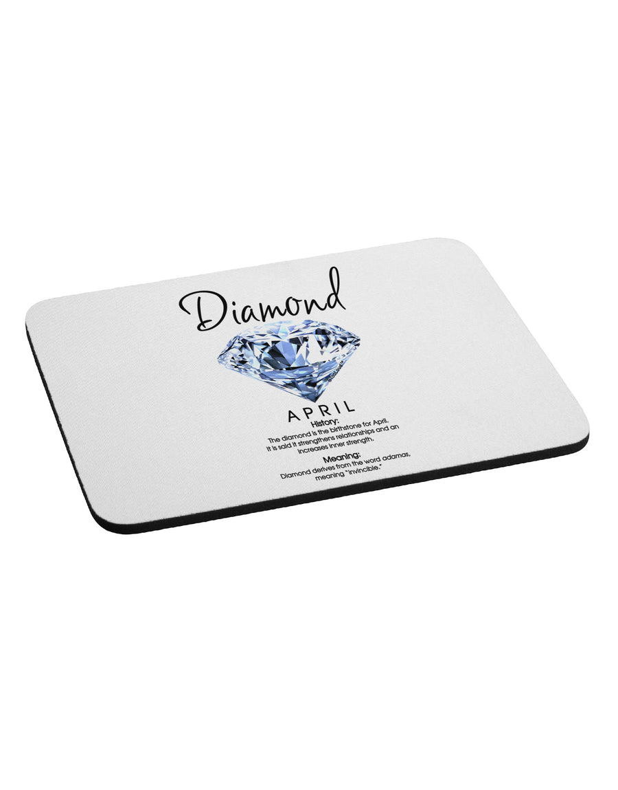 Birthstone Diamond Mousepad by TooLoud-TooLoud-White-Davson Sales