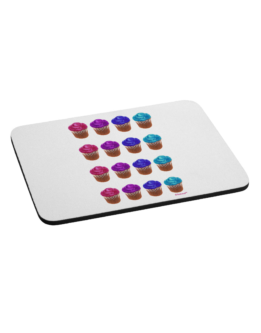 Colorful Cupcake Pattern Mousepad by TooLoud-TooLoud-White-Davson Sales