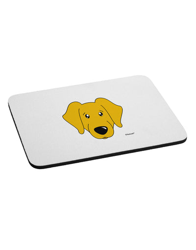 Cute Yellow Labrador Retriever Dog Mousepad by TooLoud-TooLoud-White-Davson Sales