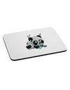 Cute Panda With Ear Buds Mousepad-TooLoud-White-Davson Sales