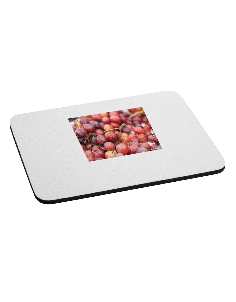 Buy Local - Grapes Mousepad-TooLoud-White-Davson Sales