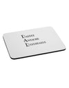 DAD - Acronym Mousepad by TooLoud-TooLoud-White-Davson Sales