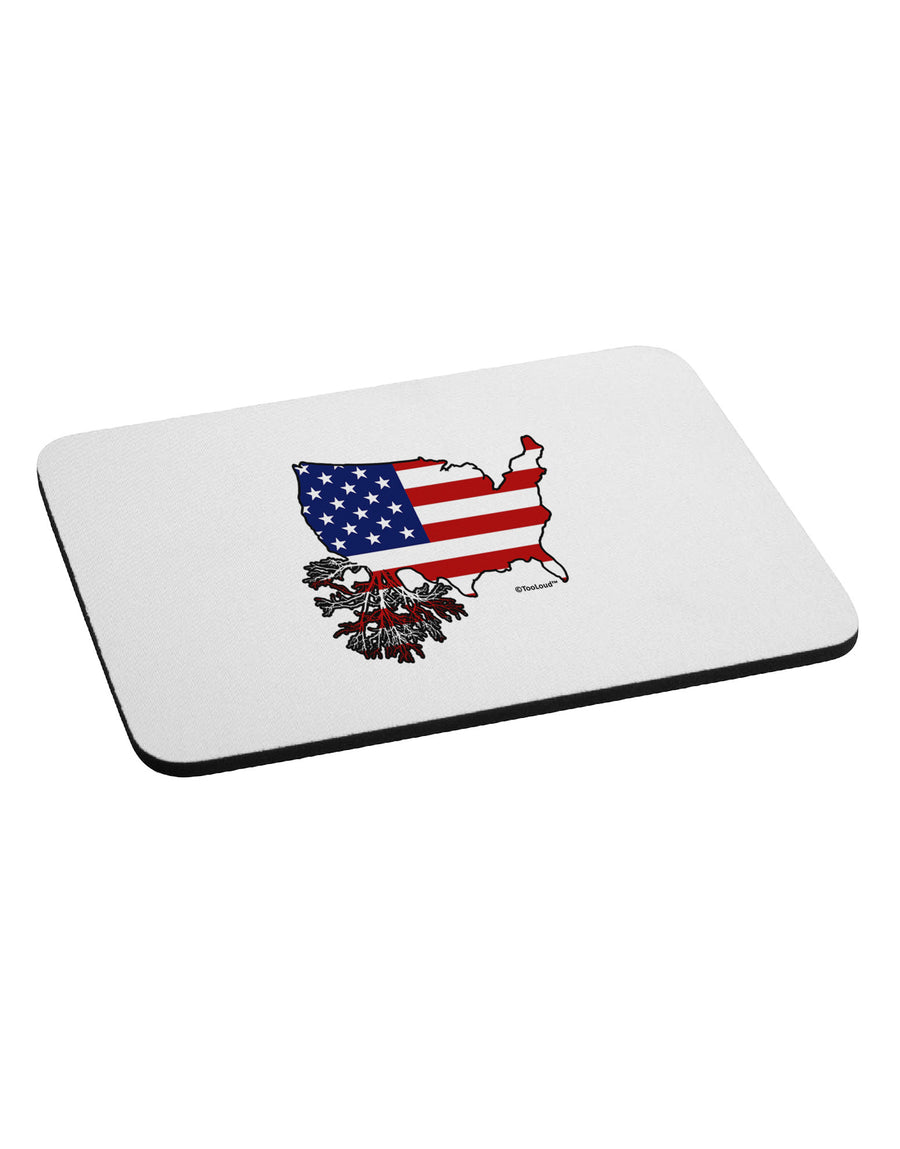 American Roots Design - American Flag Mousepad by TooLoud-TooLoud-White-Davson Sales