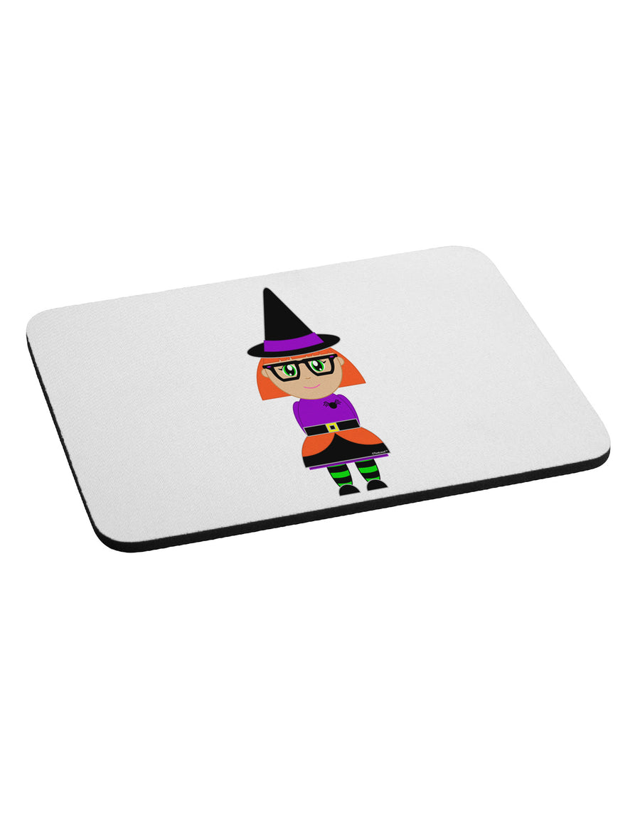 Cute Witch Halloween Mousepad-TooLoud-White-Davson Sales