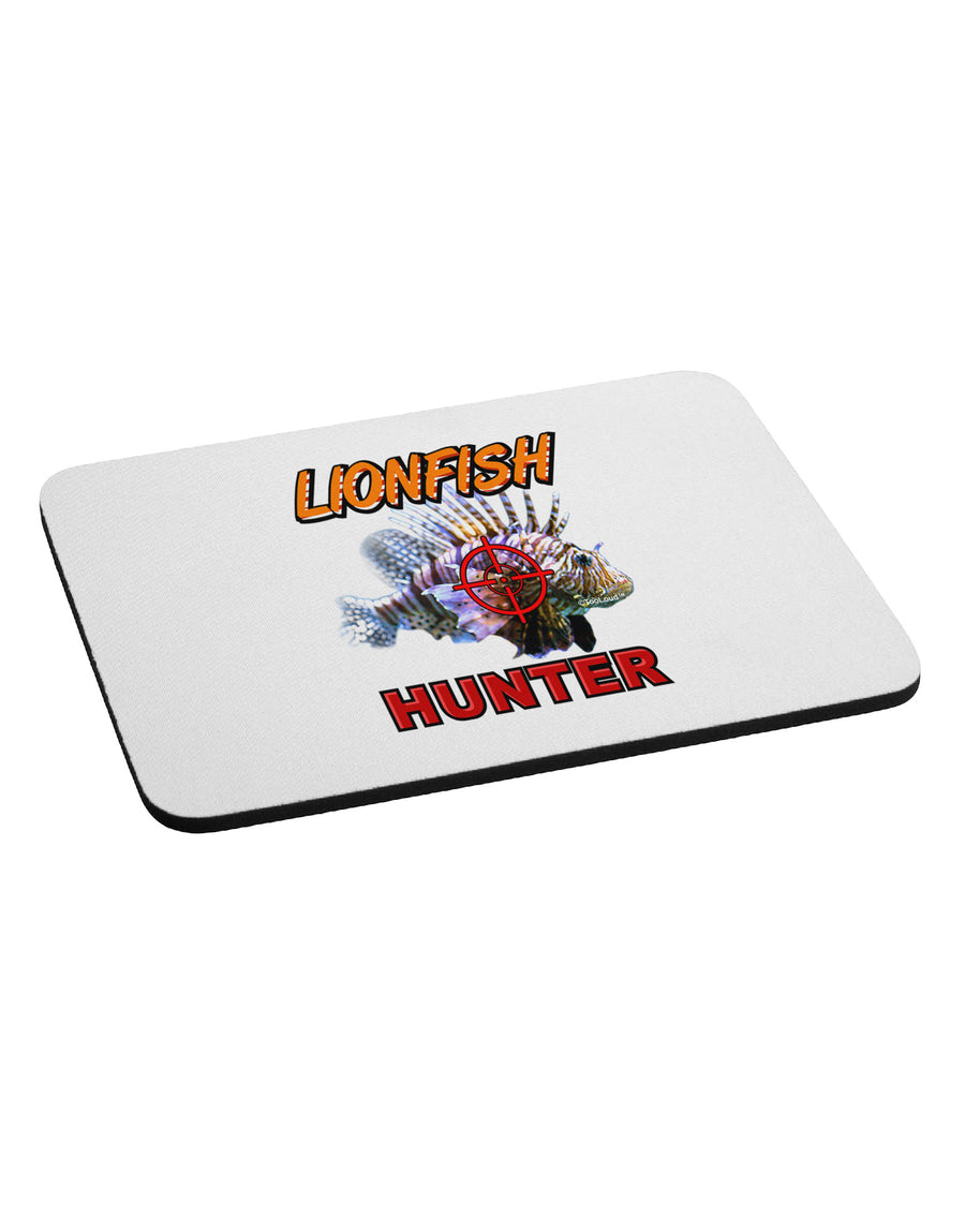 Lionfish Hunter Mousepad-TooLoud-White-Davson Sales