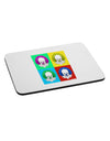 Clown Face Pop Art 2 Mousepad-TooLoud-White-Davson Sales