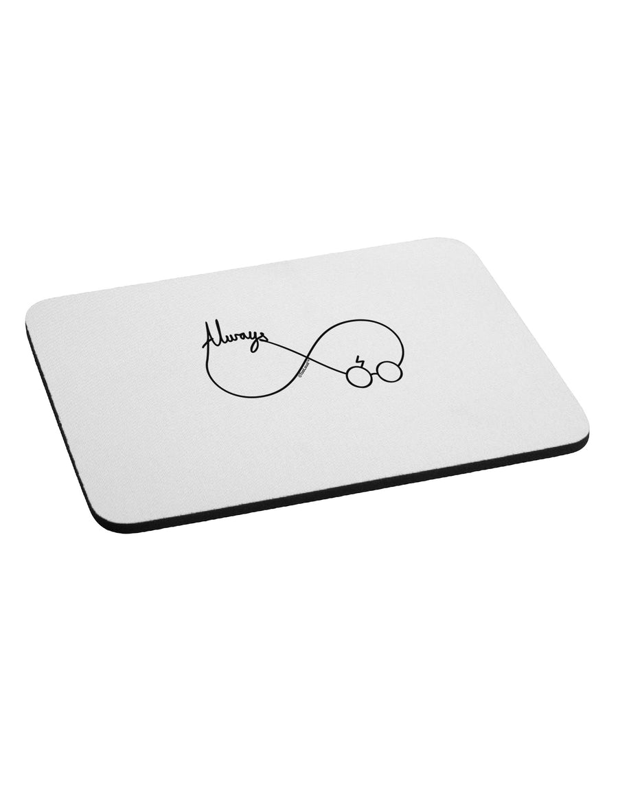 Always Infinity Symbol Mousepad-TooLoud-White-Davson Sales
