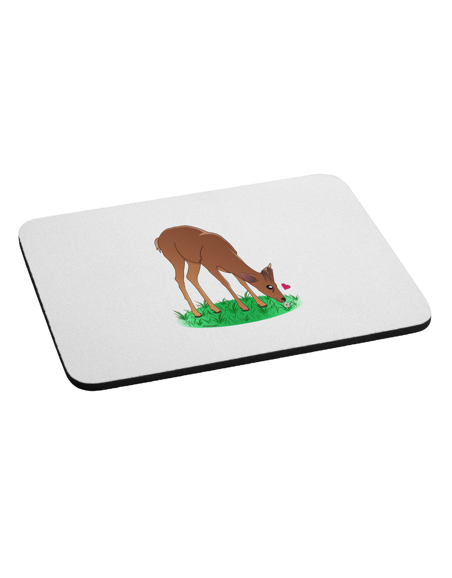 Cute Baby Buck Mousepad-TooLoud-White-Davson Sales