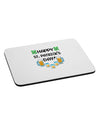 Pixel Happy St Patricks Day Mousepad-TooLoud-White-Davson Sales