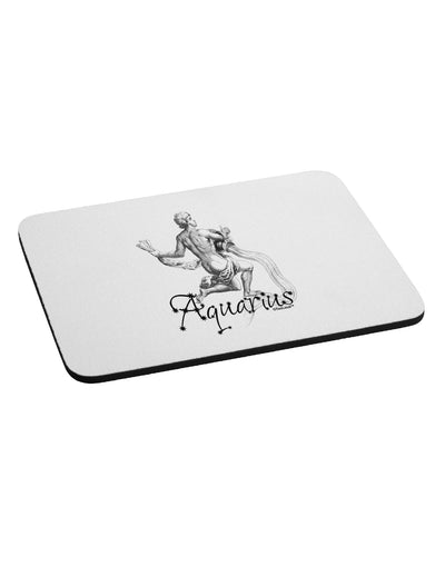 Aquarius Illustration Mousepad-TooLoud-White-Davson Sales