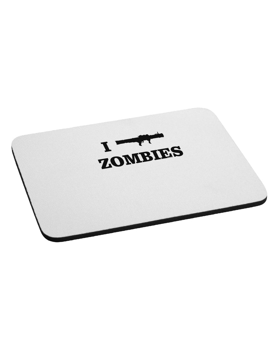 I Bazooka Zombies - Funny Apocalypse Mousepad-TooLoud-White-Davson Sales