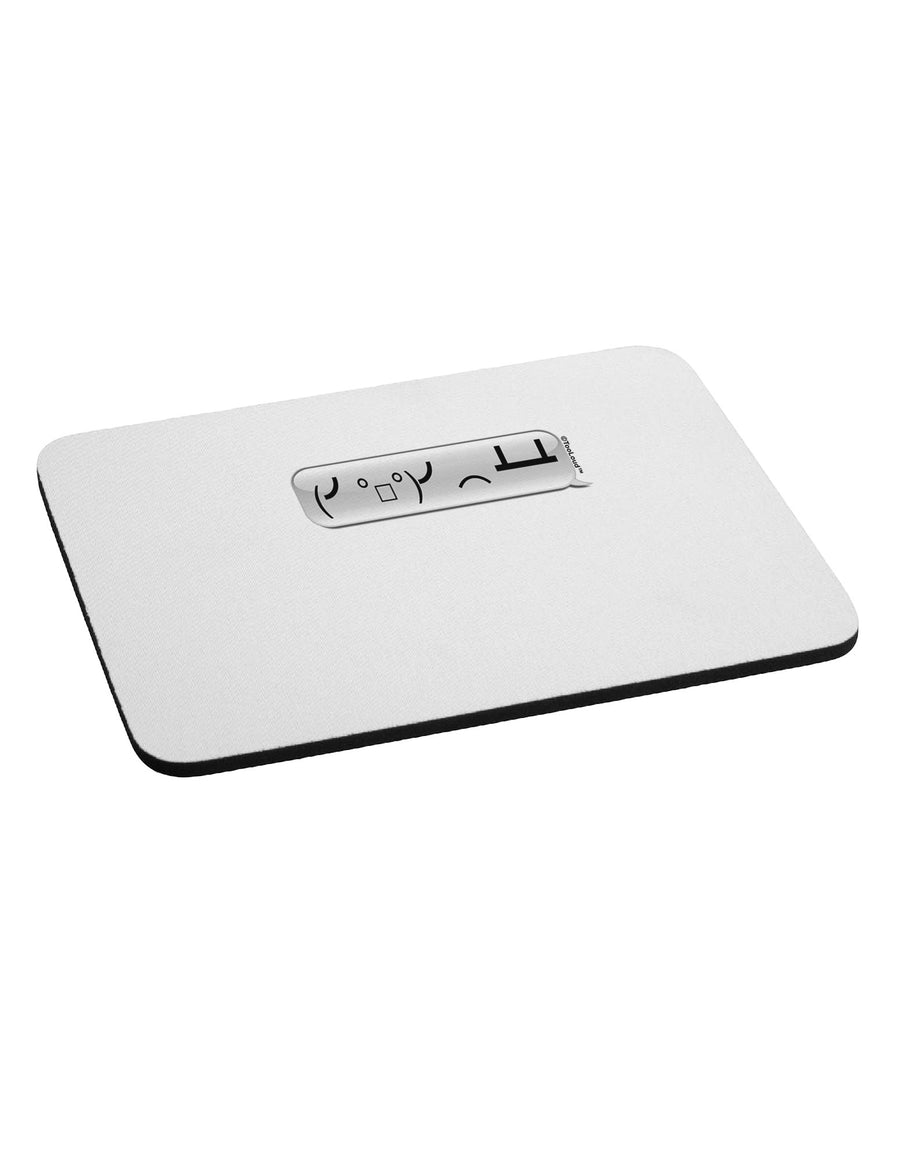 Table Flip Text Bubble Mousepad-TooLoud-White-Davson Sales