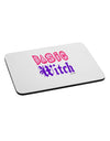 Basic Witch Color Mousepad-TooLoud-White-Davson Sales