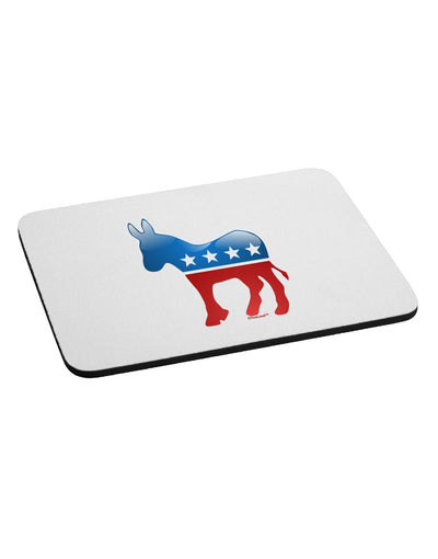 Democrat Bubble Symbol Mousepad-TooLoud-White-Davson Sales