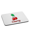 Cherry Text Mousepad-TooLoud-White-Davson Sales