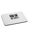 Ctrl Z Just Undo It Mousepad-TooLoud-White-Davson Sales