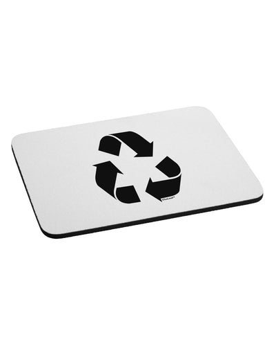 Recycle Black and White Mousepad by TooLoud-TooLoud-White-Davson Sales