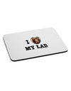 I Heart My Lab Mousepad-TooLoud-White-Davson Sales