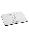 Salt in the Air Sand in My Hair - Mermaid Mousepad-TooLoud-White-Davson Sales