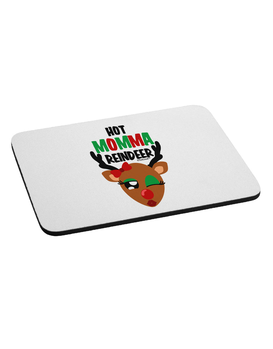 Hot Momma Reindeer Matching Deer Mousepad-TooLoud-White-Davson Sales