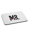 Matching Mr and Mrs Design - Mr Bow Tie Mousepad by TooLoud-TooLoud-White-Davson Sales