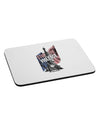 Distressed Paris Stop The Violence Mousepad-TooLoud-White-Davson Sales