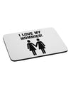 I Love My Mommies Lesbian Mother Mousepad-TooLoud-White-Davson Sales