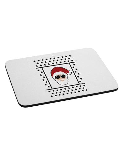 Cool Santa Christmas Sweater Mousepad-TooLoud-White-Davson Sales