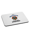 Police Officer - Superpower Mousepad-TooLoud-White-Davson Sales