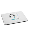 EDM Cord Blue Mousepad-TooLoud-White-Davson Sales