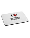 I Heart My Gamer Boyfriend Mousepad-TooLoud-White-Davson Sales