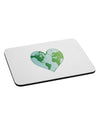 World Globe Heart Mousepad-TooLoud-White-Davson Sales