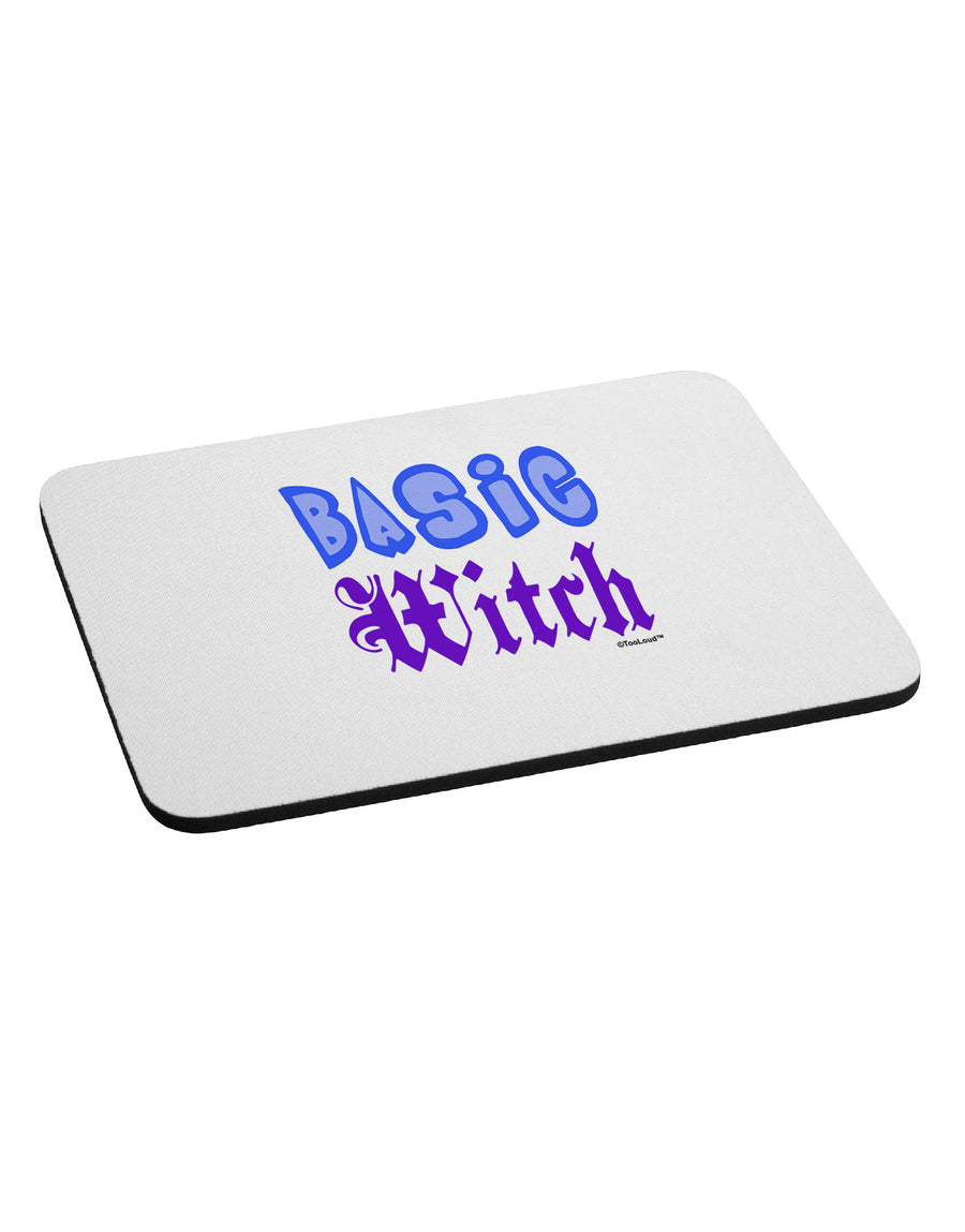 Basic Witch Color Blue Mousepad-TooLoud-White-Davson Sales