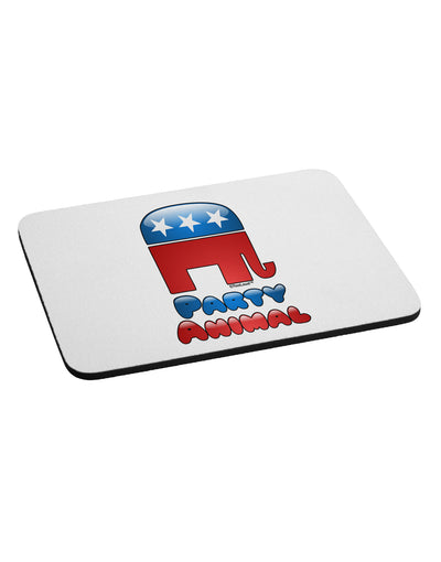 Republican Party Animal Mousepad-TooLoud-White-Davson Sales