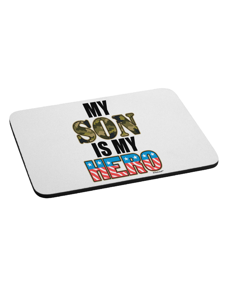 My Son is My Hero - Armed Forces Mousepad by TooLoud-TooLoud-White-Davson Sales