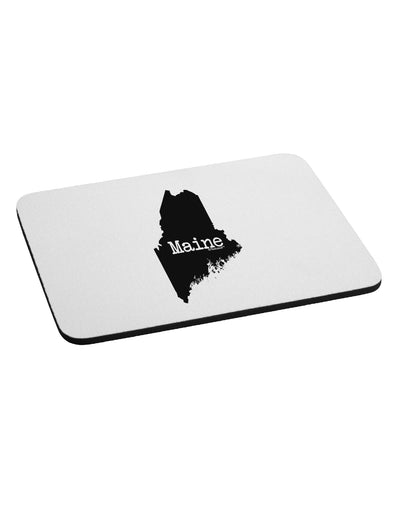 Maine - United States Shape Mousepad-TooLoud-White-Davson Sales