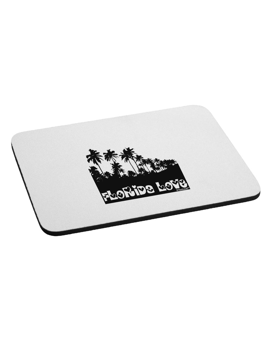 Florida Love - Palm Trees Cutout Design Mousepad by TooLoud-TooLoud-White-Davson Sales