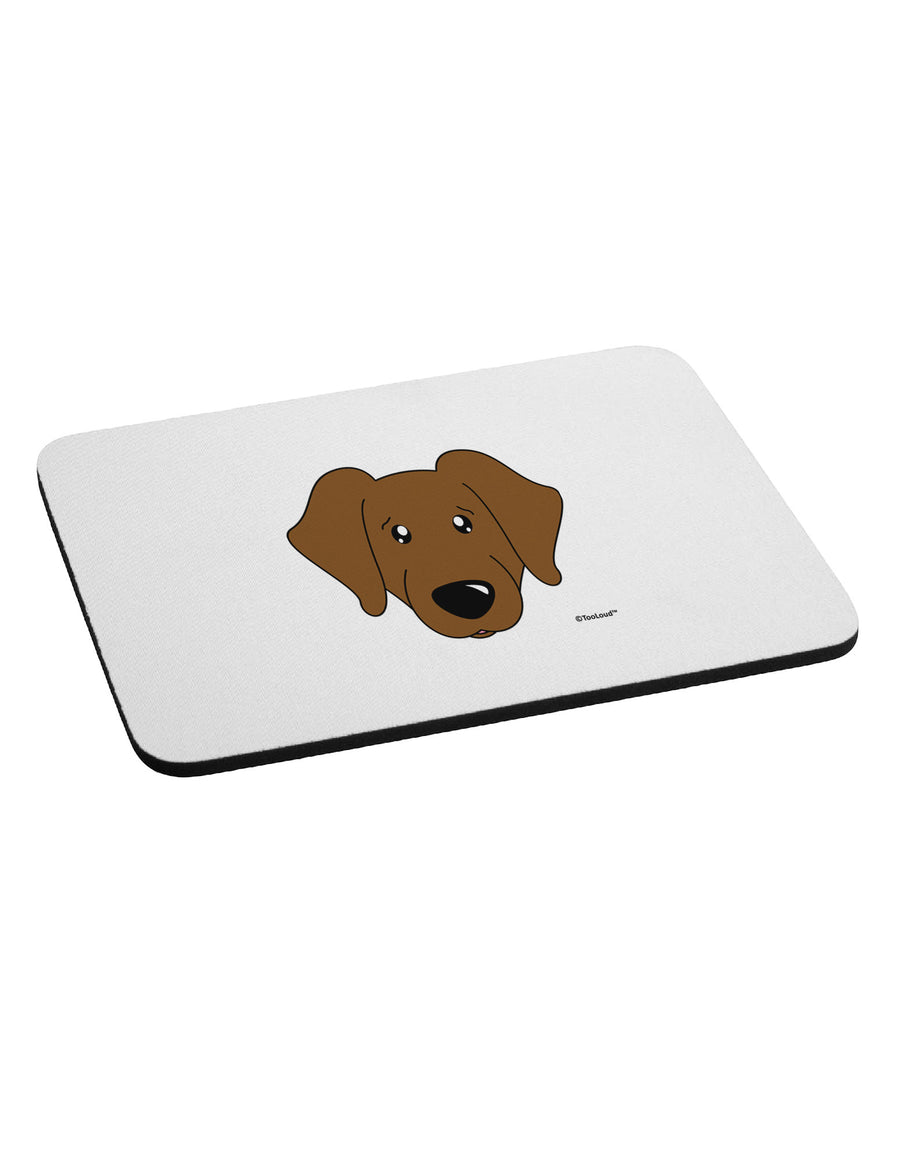 Cute Chocolate Labrador Retriever Dog Mousepad by TooLoud-TooLoud-White-Davson Sales